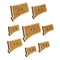 Connecticut State Silhouette Wood Buttons for Sewing Knitting Crochet DIY Craft